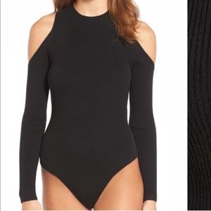 Olivia Palermo Cold Shoulder Body Suit - NWT